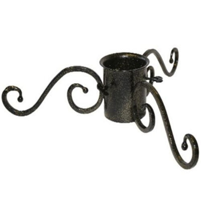 Noble Christmas Tree Stand -  Gold - 10Cm 4 - Black