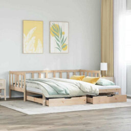 Walplus Daybed With Trundle And Drawers Without Mattress 80X200 Cm - thumbnail 1