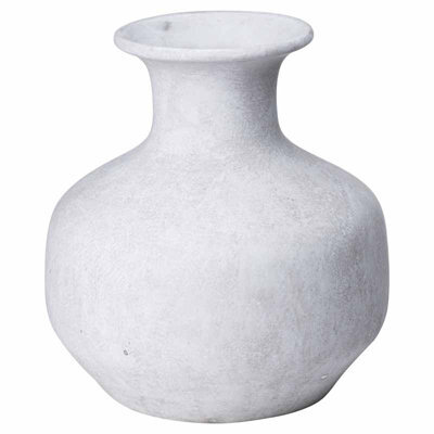 Darcy Squat Stone Vase - image 1