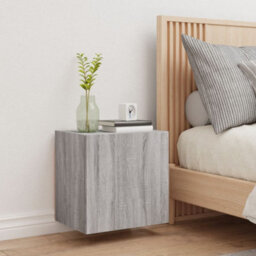 Berkfield Tv Wall Cabinet Grey Sonoma 40.5X30X40 Cm Engineered Wood - thumbnail 3