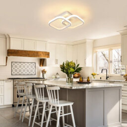 Pheashine Modern Ceiling Light, White Ceiling Light,with,tri-Color Light 3000K/4500K/6500K For Bedrooms, Living Rooms. - thumbnail 8