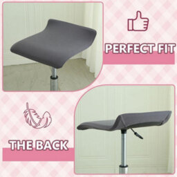 Bar Stool Cover Set Of 4, Universal Seat With Elastic Bottom, Industrial Style High Chair (4Pcs) - thumbnail 4