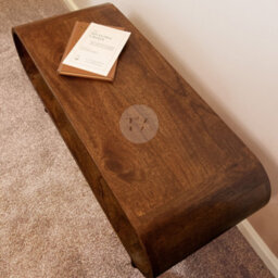 Tapromis Round Mid Century Danish Style Low Coffee Table - thumbnail 5