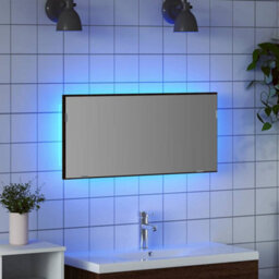 Walplus Bathroom Mirror Brown Oak 80 X 8.5 X 37 Cm Engineered Wood - thumbnail 4