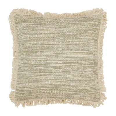 Furn. Sienna 100% Cotton Fringed Cushion Cover - image 1