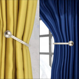 Curtain Tiebacks, Hooks, Metal Curtains, U-Shaped Curtains For Bedrooms, Living Rooms, Bathrooms, And Kitchens - thumbnail 3