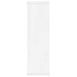 Berkfield Side Cabinet With Drawers Odda White 40X24X79 Cm Solid Wood Pine - thumbnail 7