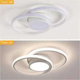 42W Modern Led Ceiling Light 4500K Round Ceiling Lamp For Bedroom Living Room - thumbnail 3