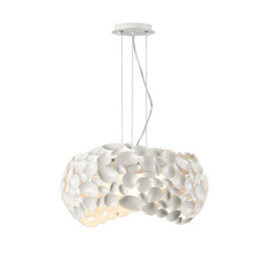 Luminosa Lighting Luminosa Narisa 5 Light Ceiling Pendant Matt White, G9 - Uk Stock - thumbnail 2