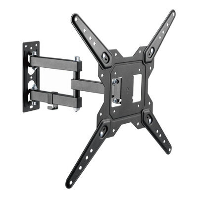 "Mitchell & Brown Jb-43-55Fm Full Motion Tv Bracket, 43""-55"", Free Tilt Design, Stainless Steel"