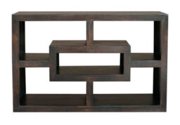 Buttercup Farm Yoga Straight Tv Unit - Mango Wood - L40 X W110 X H70 Cm - Dark Finish - thumbnail 2