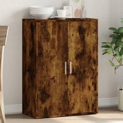 Berkfield Sideboard Smoked Oak 60X31X84 Cm Engineered Wood - image 1