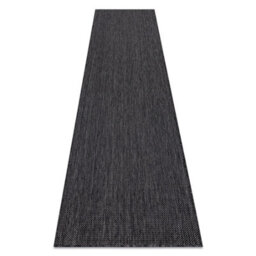 RugsX Carpet, Runner Sisal Sion A5165A Melange Flat Woven Black 70X250 Cm - thumbnail 4