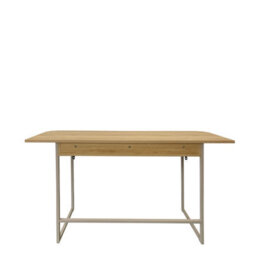 Furniture To Go Darlington Console Table With 2 Open Shelves And Oak Top - thumbnail 4