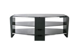 Alphason Francium Tv-Stand With 3 Shelves Black - thumbnail 3