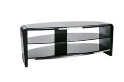 Alphason Francium Tv-Stand With 3 Shelves Black - thumbnail 2