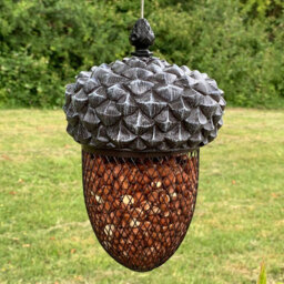 Selections Hanging Peanut Bird Feeder Acorn Shaped Nut - thumbnail 2