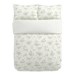V&a Garden Of Love Duvet Cover Set Double Green - thumbnail 2