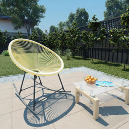 Vidaxl Outdoor Acapulco Chair Poly Rattan Beige - thumbnail 1