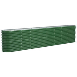 Walplus Garden Raised Bed Powder-Coated Steel 332X40X68 Cm Green - thumbnail 2