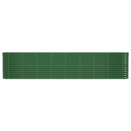 Walplus Garden Raised Bed Powder-Coated Steel 332X40X68 Cm Green - thumbnail 3