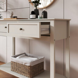 Melody Maison Large 2 Drawer Sideboard Console Table - Rowley Pale Cream Range - thumbnail 4