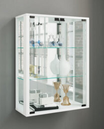 Vcm Wall Display Cabinet Glass Display Cabinet Udina Mirror - thumbnail 3