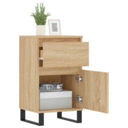 Berkfield Sideboard Sonoma Oak 40X35X70 Cm Engineered Wood - thumbnail 4