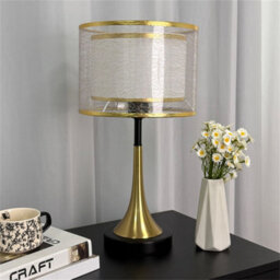 Vrygle Mid-Century Nightstand Table Lamp 3-Way Bedroom Bedside Lamps With Plug For Desk Dorm, Office - thumbnail 8