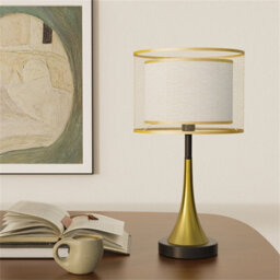 Vrygle Mid-Century Nightstand Table Lamp 3-Way Bedroom Bedside Lamps With Plug For Desk Dorm, Office - thumbnail 7