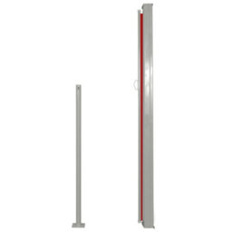 Berkfield Patio Terrace Side Awning 160 X 300 Cm Red - thumbnail 3