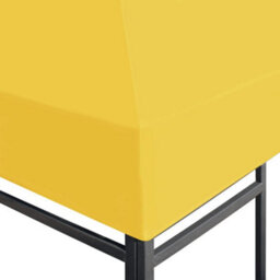 Walplus Gazebo Top Cover 270 G/ma 4X3 M Yellow - thumbnail 5