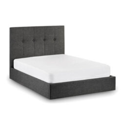 Ashfield Premium Slate Grey Fabric Lift Up Storage Bed Frame - King Size - 5Ft - 150Cm - thumbnail 4