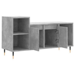 Berkfield Stylish Tv Cabinet Concrete Grey 100X35X55 Cm Engineered Wood - thumbnail 6