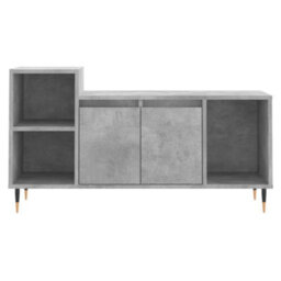 Berkfield Stylish Tv Cabinet Concrete Grey 100X35X55 Cm Engineered Wood - thumbnail 5