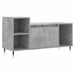Berkfield Stylish Tv Cabinet Concrete Grey 100X35X55 Cm Engineered Wood - thumbnail 1