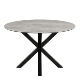 Furniture To Go Heaven Round Dining Table With Ceramic Grey Top (L) 119Cm Seats Up To 4 - thumbnail 2