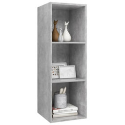 Berkfield Wall-Mounted Tv Cabinet Concrete Grey 37X37X107 Cm Engineered Wood - thumbnail 3
