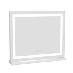 Living And Home Rectangle Hollywood Lighted Led Vanity Makeup Mirror Dressing Table Mirror Touch Control Dimmable 50X42 Cm - thumbnail 5