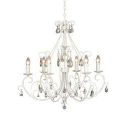Luminosa Lighting Luminosa Gondola Multi Arm Chandeliers Beige Gray