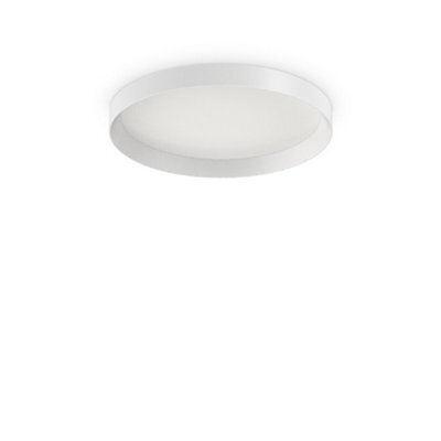 Ideal Lux Luminosa Fly Decorative Round Simple Flush White, 23000K - image 1