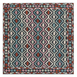 Beliani Rug Haymana Multicolour 200 X 200 Cm Wool