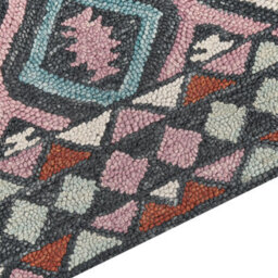 Beliani Rug Haymana Multicolour 200 X 200 Cm Wool - thumbnail 4