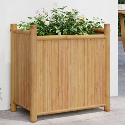 Walplus Planter 50 X 30 X 50 Cm Bamboo - image 1