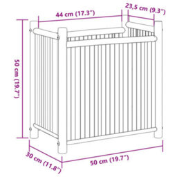 Walplus Planter 50 X 30 X 50 Cm Bamboo - thumbnail 8