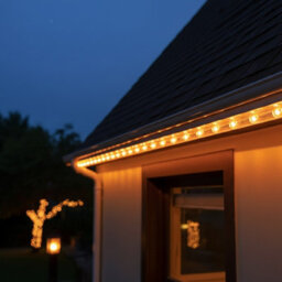 Pegdev - Pdl Static Led Rope Light Kit 13mm Pvc Tube Warm White 36 Leds Per Metre With Wiring Accessories Indoor Outdoor 45M - thumbnail 3