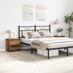 Berkfield Stylish Bedside Cabinet 2 Pcs Old Wood 45X34X44,5 Cm Engineered Wood - thumbnail 4