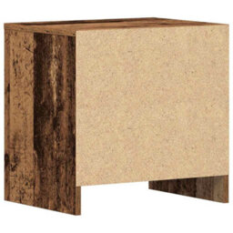 Berkfield Stylish Bedside Cabinet 2 Pcs Old Wood 45X34X44,5 Cm Engineered Wood - thumbnail 9