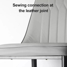 4Pcs Set Of 2-6 Dining Chairs Padded Seat High Back Metal Legs Home Furniture Kitchen - thumbnail 3