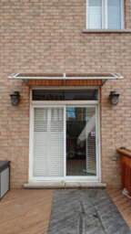 Canofix UK Canofix Door Canopy Pc 1200 Width X 1000 Projection (Grey Bracket - Bronze Sheet) - thumbnail 2